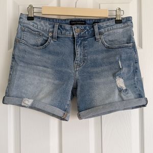 Lucky Brand The Roll Up Jean Shorts, size 4 / 27
